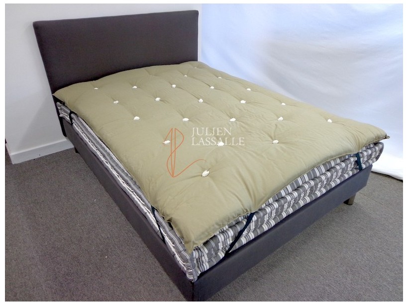 Sur-matelas pure laine Bio Julien Lassalle