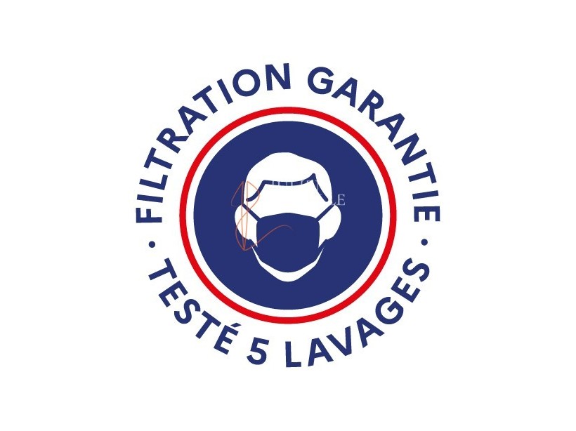 Masque barrière AFNOR SPEC S76-001 tissus technique catégorie 2